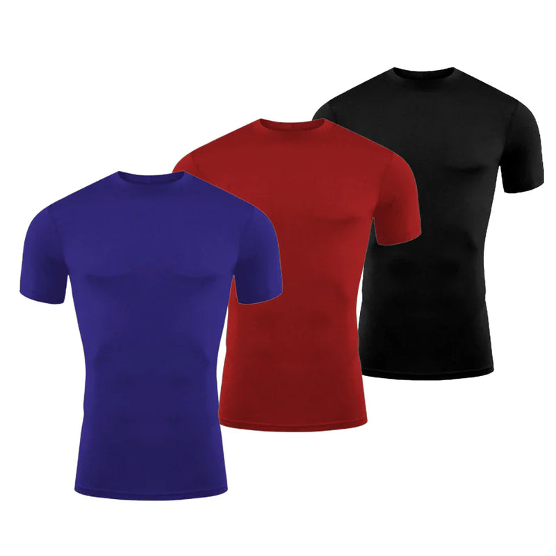 Kit 3 Camisetas Masculina Manga Curta