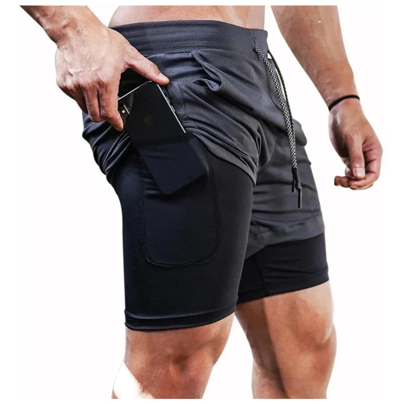 Shorts 2 em 1 Sport Dry Fit