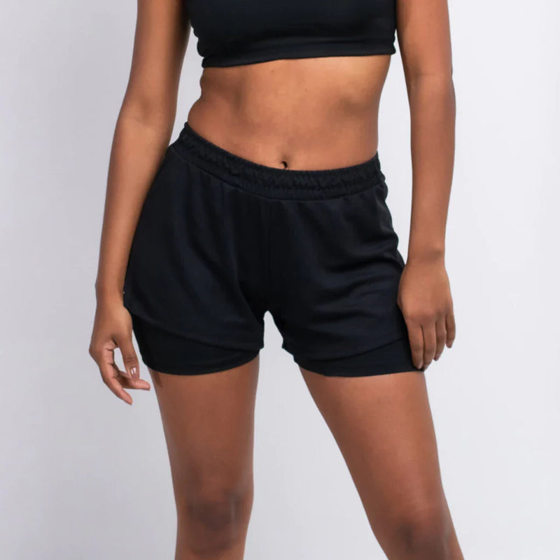 Shorts Esportivo Feminino 2 em 1